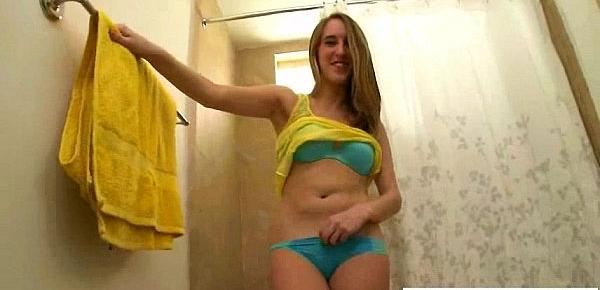  Solo Girl Strip And Play With Lots Of Kind Things video-13